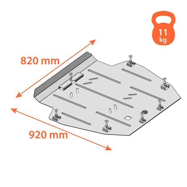 Skid plate on Buick LaCrosse (2016-2023) III generation (P2XX) incl. Facelift