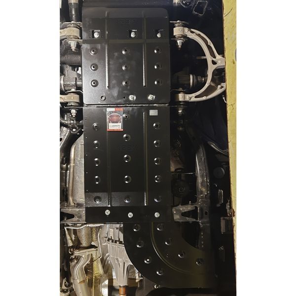 Skid plate on Dodge RAM 1500 Classic (2018-) V generation (DT)
