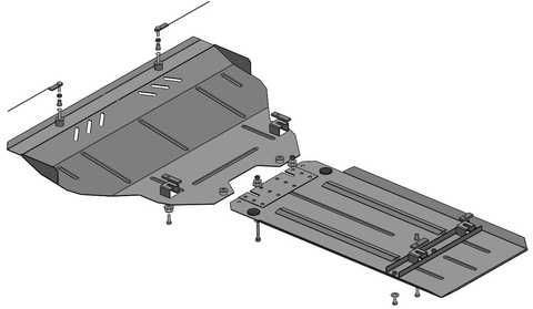 Radiator, Gearbox & Engine Skid Plate for Infiniti QX 70 (2013