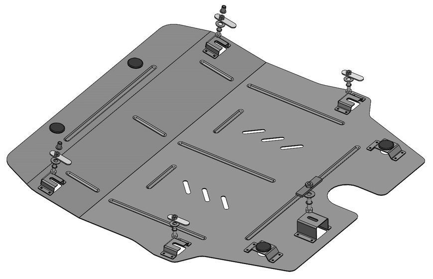 Skid plate on Chevrolet Impala (2013-2020) X generation