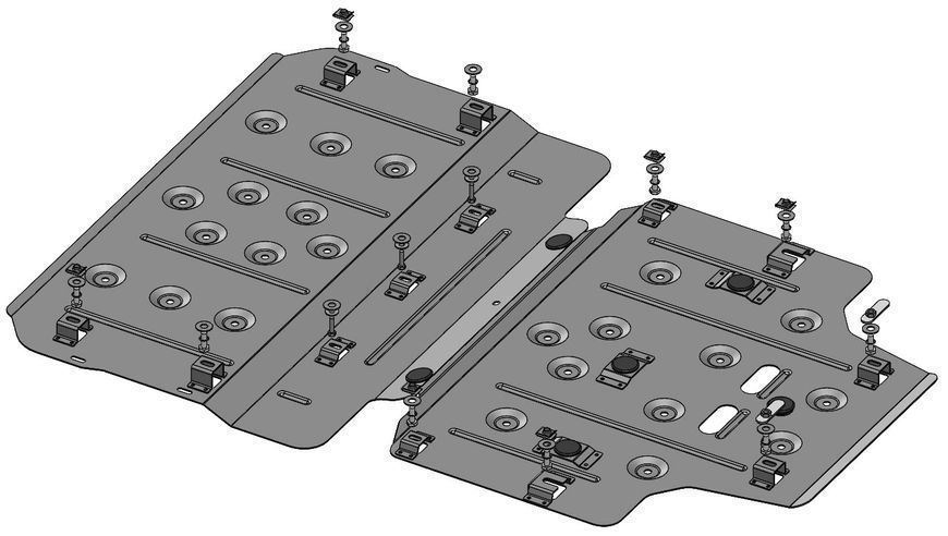 Skid plate on Audi A6 (2011-2018) IV generation (С7/4G) incl. Facelift