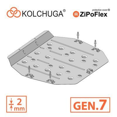 Skid plate on BYD Tang EV (2021-) II generation