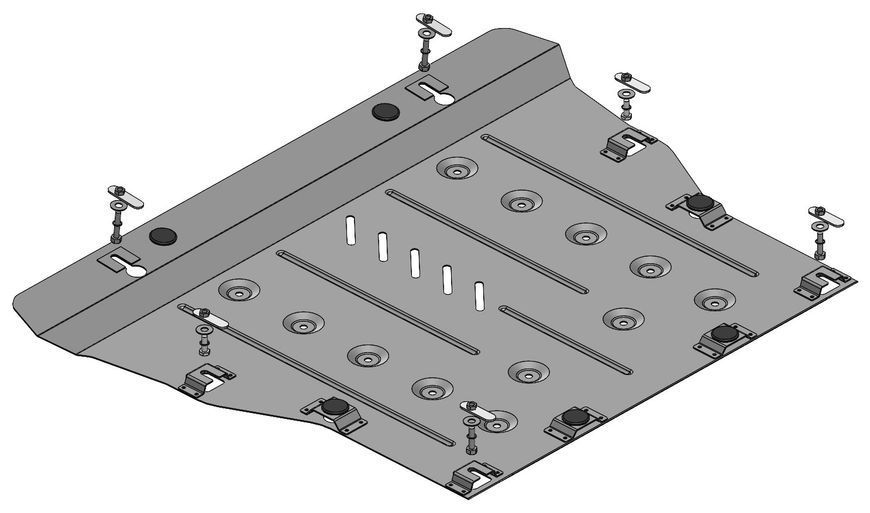 Skid plate on Volvo V90 (2015-) II generation (235) incl. Facelift