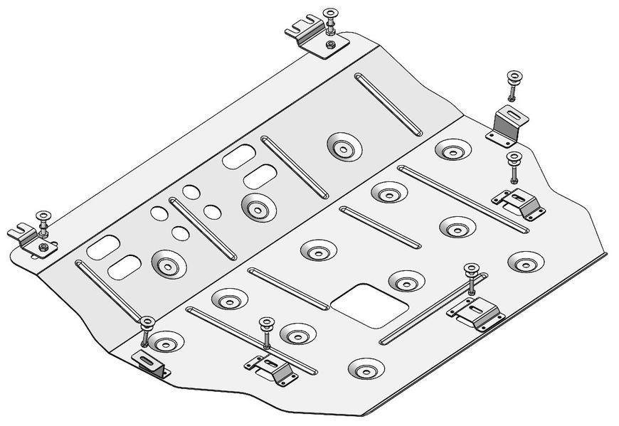 Skid plate on Jeep Avenger EV (2022-) I generation