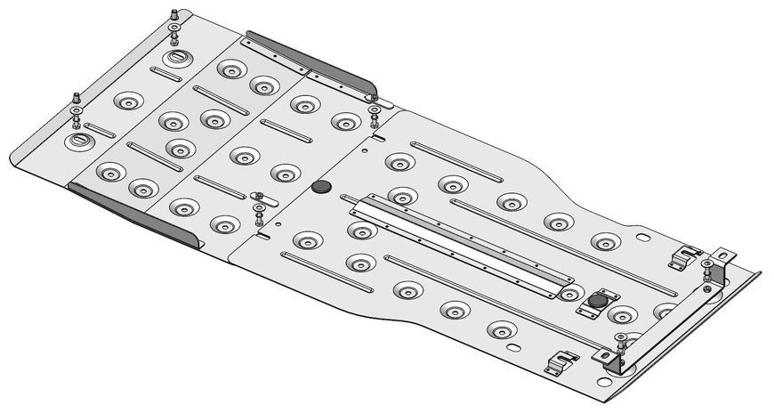 Skid plate on Dodge Challenger (2008-2019) III generation incl. Facelift